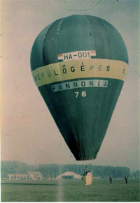 Pannonia - the first hot air balloon