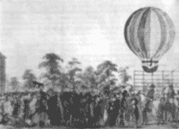 The first balloon trials and the starting 